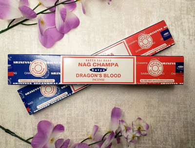 Аромапалочки пыльцевые Satya - Nag Champa Dragon's Blood 15 г (Zp36266)