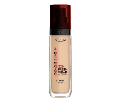 Стойкий тональный крем для лица L'Oreal Paris Infaillible 32H Fresh Wear (оттенок 220 Песочный, 30 мл)