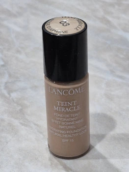 Тональная основа для лица Lancome Teint Miracle SPF 15 тон 03 beige diaphane. Объем 10 мл.