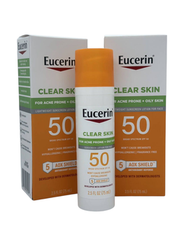 Сонцезахисний лосьйон з мінералами для жирної та чутливої шкіри Eucerin Oil Control Sunscreen SPF 50+ 75 мл