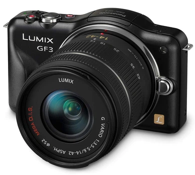 Panasonic Lumix DMC-GF3 Kit 14-42mm Black (DMC-GF3KEE-K) (Англ. меню)