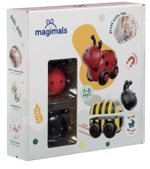 Zestaw do zabawy Clics Magimals Wheely Box Owady magnetyczne 402002 (5414699000572)