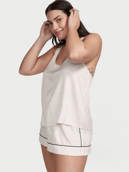 Шорти Victoria's Secret Satin Short White Size M