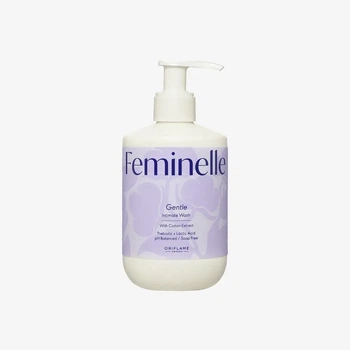 Мягкий гель для интимной гигиены Feminelle с экстрактом хлопка