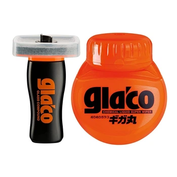Абразивный очиститель Glaco Compound Roll On и Ultra и Антидождь Glaco Roll On