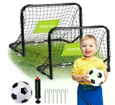 Детские футбольные ворота Neo-Sport 2 шт, 60×45×25 см, с мячом и насосом