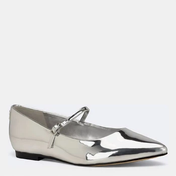 Женские балетки Calvin Klein 20568203 37 Серебристые (1159848798)