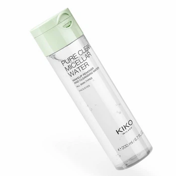 Міцелярна очищаюча вода для нормальної та комбінованої шкіри Kiko Milano new pure clean micellar water 200ml