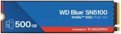Dysk SSD Western Digital Blue SN5100 500 GB M.2 2280 NVMe PCIe 4.0 x4 QLC 3D NAND (619659222857)