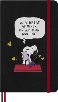 Записник Moleskine Peanuts Admirer середній Лінійка Чорний (8056999277116)