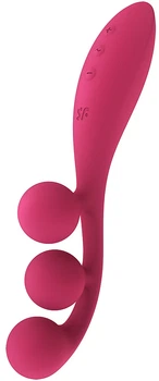 Вибратор с тремя шариками Satisfyer Tri Ball 1 20.5х3 см Красный (4061504018263)