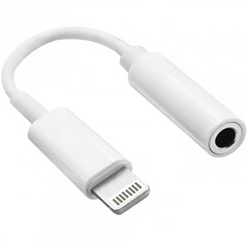 Переходник для наушников Адаптер Lightning - 3.5 mm переходник для iPhone на AUX 3.5mm кабель на iPad для аудио AUX Kayfovo AD - 01