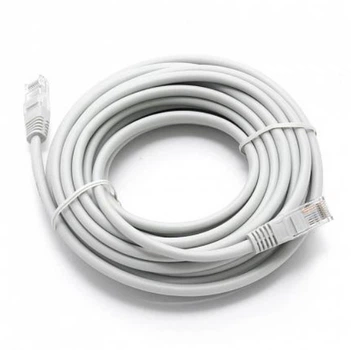 5-метровий патч-корд мережевий LAN кабель для інтернету з роз'ємами RJ-45 AMP (Gigabit Ethernet, до 10000Мбіт/с)