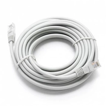 20-метровий LAN патч корд кабель, (Gigabit Ethernet, 10 Гбіт/с) AMP кабель для інтернету до 10000Мбіт/с - надійне з'єднання для безперебійного інтернету