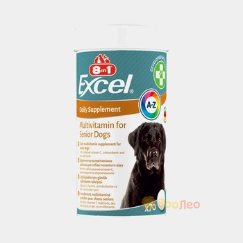 Витамины 8in1 Excel Multi Vitamin Senior для пожилых собак мультивитамин, 70 шт