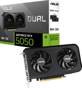 Відеокарта GeForce RTX 5050 8GB Asus Dual OC (DUAL-RTX5050-O8G)