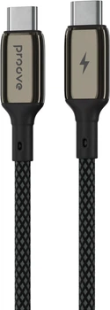 Кабель Proove Dense Metal USB to Type-C 3A 2 м Black (643590001)