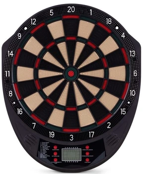 Дартс електронний EcoToys з LCD‑дисплеєм 26 ігор у комплекті 6 дротиків 41 см (AP-101) (5905817008889)