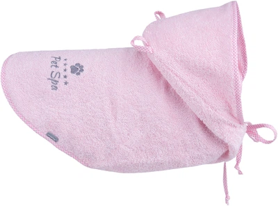 Szlafrok kąpielowy dla psów Amiplay Spa 40 cm Różowy (5907563273238)