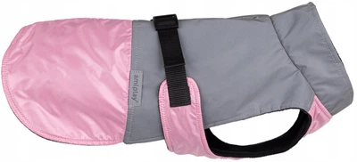 Kurtka-peleryna dla psów Amiplay Lumin odblaskowa 50 cm Różowa (5907563316720)