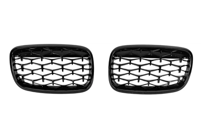 Ноздри Diamond Black (Черный Глянец) для BMW X5 E70 2007-2013 гг