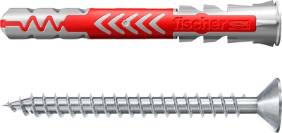 Kołek rozporowy Fischer DuoPower 538256 8 x 65 mm S ze śrubą 25 szt (4048962262230)