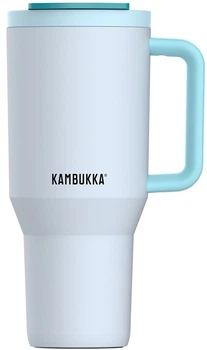 Kubek termiczny Kambukka Rio Frosty Coconut 950 ml Biały z niebieskim (11-08003) (5407005144329)