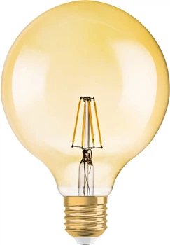 Світлодіодна лампа Osram Vintage 1906 GLOBE GOLD 6Вт 725Лм 2400K E27 DIM (4058075808997)