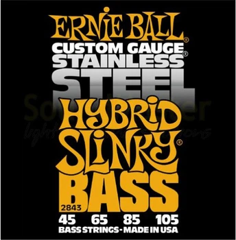 Струни для бас-гітар Ernie Ball Slinky P02843