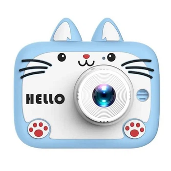 Детский цифровой фотоаппарат 20МП X900, BLUE CAT