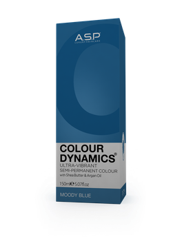 Напівперманентна фарба Colour Dynamics для волосся, ВИШУКАНИЙ СИНІЙ, 150 мл, без аміаку, стійкий колір, догляд за волоссям