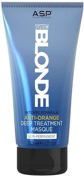 Глубокая маска для волос System Blonde Anti-Orange для холодного блонда