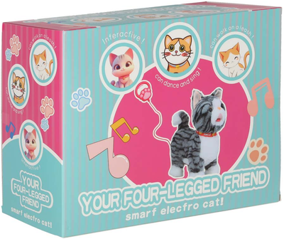 Kotek interaktywny KIK Twój czworonożny przyjaciel Szary (5903039767874)