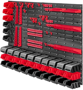 Tablica narzędziowa Kadax K7662 ścianka warsztatowa 116 x 78 cm 80 elementów (5903699468081)