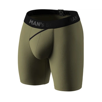 Чоловічі анатомічні боксери з бавовни, Anatomic Long 2.0, Black Series, світлий хакі XL BST140-011