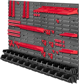 Tablica narzędziowa Kadax K7654 ścianka warsztatowa 116 x 78 cm 70 elementów (5903699468067)