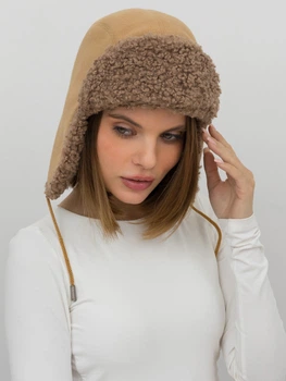 Шапка жіноча VILSS Inverno Cashmere Ram VLU-2502-39-20 55-58 Горіховий/Моко