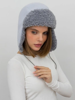Шапка жіноча VILSS Inverno Cashmere Ram VLU-2502-16-23 55-58 Іній/Світло-сірий