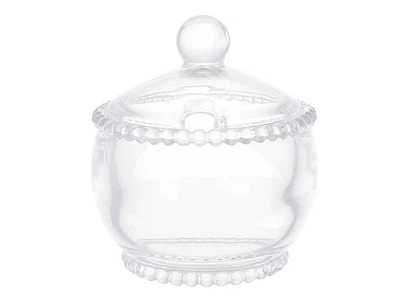 Цукорниця BONADI скляна прозора Bauble 9,5х11см