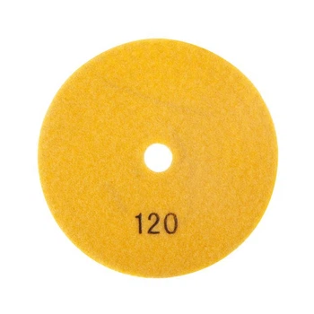 Круг алмазный шлифовальный гибкий на липучке 125 мм P120 INTERTOOL BT-0928