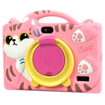 Дитячий Android планшет Kids Study Cat Tab 7" 4000mAh 4/64Gb BT Wi-Fi +чохол-підставка рожевий