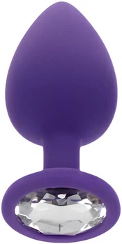 Анальная пробка Toy Joy Diamond Booty Jewel Large 9х4 см Фиолетовая (8713221831200)