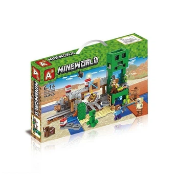Конструктор Майнкрафт Minecraft Шахта Крипера My World 643 детали