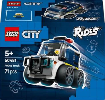 Конструктор LEGO City Автівки — Поліцейська вантажівка 71 деталь (60481)