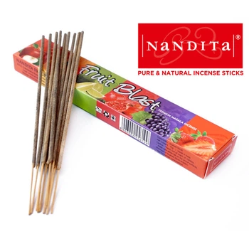 Ароматические палочки Фруктовый взрыв Nandita Fruit Blast 15 грамм Благовония с фруктовым ароматом для поднятия настроения