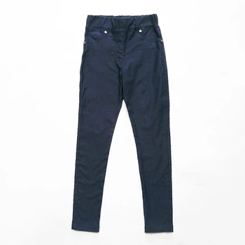 Леггинсы утепленные для девочки SmileTime Classic Jeans, джинс, размер 104