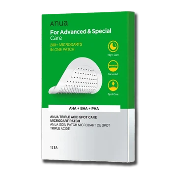 Патчі проти прищів з кислотами Anua Triple Acid Spot Care Microdart Patch, 12 шт