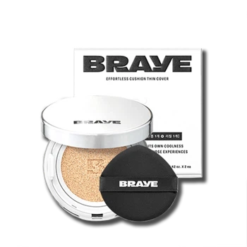 Tональний кушон з напівматовим фінішем BRYAE EFFORTLESS CUSHION 23 SAND 12g+12g