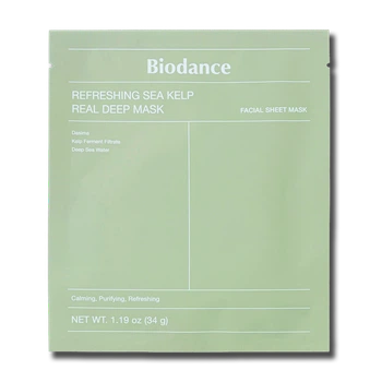 Освіжаюча гідрогелева маска з ламінарією BIODANCE Refreshing Sea Kelp Real Deep Mask 34g