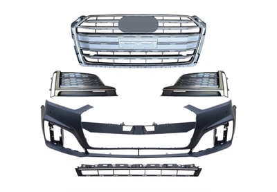 Бампер передний в сборе S-Line CHROME для Audi A5 B9 2016-2019 для Audi A5 B9 2016- (9425)